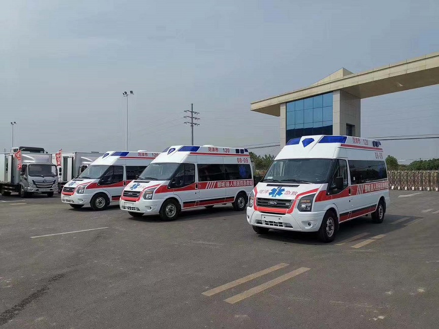 3臺(tái)福特新世代V348救護(hù)車(chē)---發(fā)往山東省菏澤市